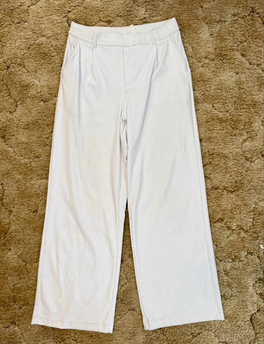 Halara High Waisted Wide Leg Pants White Size Medium